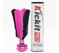 Kickit | The Original Birdie Soccer PRO Trainer | Play Outdoors, Indoors or Backyard, Beach or Tailgate, All Ages Fun & Travel Friendly (Black & Pink)