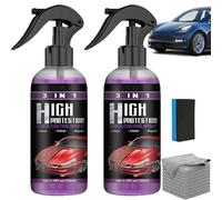 Kicklo Ceramic Coating, 100ml, 3 in 1 Quick Car Ceramic Coating Spray, Kicklo Ceramic Coating Spray, Bring Shine & Cleanliness Back to Any Coating, For All Vehicles (200ML)