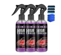 Kicklo Ceramic Coating, 3 In 1 Quick Car Ceramic Coating Spray, Rapid Paint Sealant Car Coating Agen, High Protection Car Scratch Nano Repair Wax, for All Cars (3pcs)