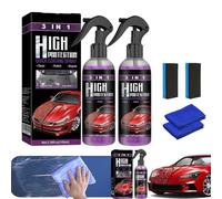 Kicklo Ceramic Coating Spray, Rapid Ceramic Paint Sealant, Ceramic Sealant for Cars, High Protection Car Scratch Nano Repair Wax, For All Cars (2)