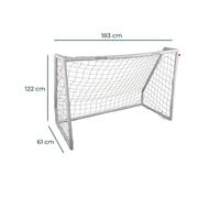 Kickmaster 6FT PVC Portable Football Goal (67mm) Size: 6ft