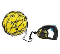 Kickmaster Football Kick Trainer | Single Trainer Practice with Re-Coil Handle | Football Training Aids for Kids and Adults