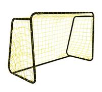Kickmaster Premier HD Heavy Duty Soccer Goal 7 FT -Powder Coated Rust-Resistant Steel Frame, High Density 5 ply High Density Netting - Ideal for Outdoor Play and Skill Development.
