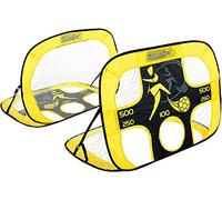 Kickmaster Quick Up Goal And Target Shot - Yellow/Black