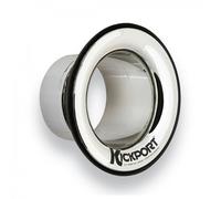 Kickport 4" Bass Drum Sound Hole - Chrome