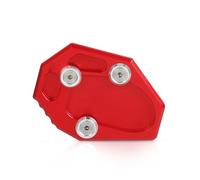 Kickstand Enlarger For XJ6/ABS 2009 2010 2011 2012 2013 2014 2015 Motorcycle Kickstand Side Stand Enlarge Extension Xj6 ABS Motorbike Sidestand Puck(Red)