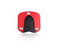 Kickstand Enlarger Motorcycle Accessories Kickstand Sidestand Side Stand Extension Enlarger Pad For Meteor 350 2021-2023 Sidestand Puck(Red)