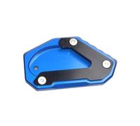 Kickstand Enlarger Motorcycle CNC Kickstand Foot Side Stand Extension Pad Support Plate For SUZUKI For V-STROM 650/XT For VSTROM 650 DL650 2004-2024 Sidestand Puck(Blue)