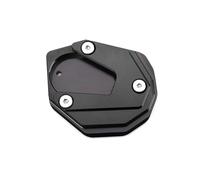Kickstand Extender Motorcycle Foot Side Stand Plate For For NINJA650 For NINJA 650 2017-2024 Extension Kickstand Pad Enlarge Support Motorbike Side Stand Plate Pad(Black)
