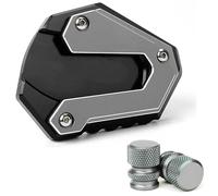 Kickstand Extender Motorcycle Side Stand Pad For For TRACER700GT For TRACER 700GT Kickstand Extension Plate Support Foot Enlarge,Valve Caps Motorbike Side Stand Plate Pad(Titanium 1)