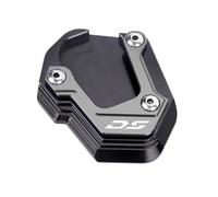 Kickstand Extender Motorcycle Side Stand Pad For Loncin For Voge For Valico DS525X 525DSX DSX525 Kickstand Extension Plate Extender Foot Enlarge Motorbike Side Stand Plate Pad(Titanium)