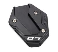 Kickstand Extender Motorcycle Side Stand Pad For MT07 MT09 MT-09 07 SP FZ09 2015-2026 Kickstand Extension Plate Support Foot Enlarge Motorbike Side Stand Plate Pad(Black)