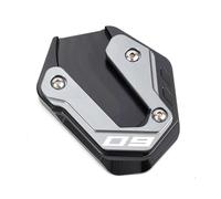 Kickstand Extender Motorcycle Side Stand Pad For MT07 MT09 MT-09 07 SP FZ09 2015-2026 Kickstand Extension Plate Support Foot Enlarge Motorbike Side Stand Plate Pad(Titanium 1)