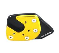 Kickstand Extender Motorcycle Side Stand Pad For NC750X NC 750X 2014 2015 2016 2017 2018 2019 Kickstand Extension Plate Support Foot Enlarge Motorbike Side Stand Plate Pad(Gold)