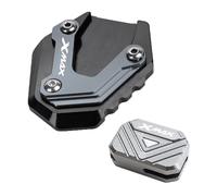 Kickstand Extender Motorcycle Side Stand Pad For XMAX300 X-MAX300 XMAX 300 Kickstand Plate Extension Foot Support Pads Extender Enlarge Motorbike Side Stand Plate Pad(Titanium 1)