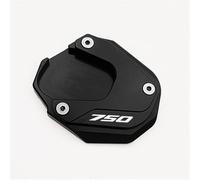 Kickstand Extender Motorcycle Side Stand Pad Plate For For Forza750 For Forza 750 2021-2026 Kickstand Extension Extender Foot Support Enlarge Motorbike Side Stand Plate Pad(Black)