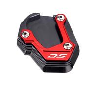 Kickstand Extender Motorcycle Side Stand Pad Plate For Loncin For Voge For Valico DS625X 625DSX DSX625 Kickstand Extension Extender Foot Enlarge Motorbike Side Stand Plate Pad(Red)
