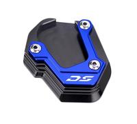 Kickstand Extender Motorcycle Side Stand Pad Plate For Loncin For Voge For Valico DS625X 625DSX DSX625 Kickstand Extension Extender Foot Enlarge Motorbike Side Stand Plate Pad(Blue)