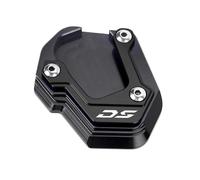 Kickstand Extender Motorcycle Side Stand Pad Plate For Loncin For Voge For Valico DS625X 625DSX DSX625 Kickstand Extension Extender Foot Enlarge Motorbike Side Stand Plate Pad(Black)