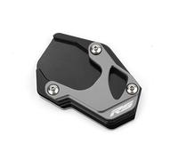 Kickstand Extender Motorcycle Side Stand Plate For Aprilia RS660 RS 660 2020-2024 Foot Kickstand Support Pad Extender Enlarge,Tire Valve Caps Motorbike Side Stand Plate Pad(Titanium)