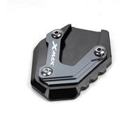 Kickstand Extender Motorcycle Side Stand Plate For XMAX125 X-MAX125 XMAX 125 2020-2026 Foot Kickstand Support Pad,Extension Extender Enlarge Motorbike Side Stand Plate Pad(Titanium)