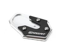 Kickstand Extender Motorcycle Side Stand Plate Pad For BMW R1250RT R 1250RT R1250 RT 2018 2019 2020 Extension Kickstand Foot Support Enlarge Motorbike Side Stand Plate Pad(Silver)