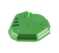 Kickstand Extension For KLR 650 2008-2022 2018 2019 2020 2021 Kickstand Extension Plate Foot Side Stand Enlarger Pad Support Plate Foot Pads(Green)