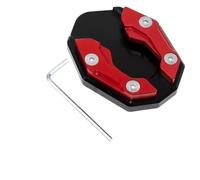 Kickstand Extension Plate Motorcycle Side Stand Cover Aluminum Alloy Stands Pad Universal Bicycle Foot Extension Kickstand Accessories