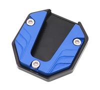 Kickstand Pad Extender, Universal High Strength Wear Resistant Motorcycle Side Stand Plate Pad for Outdoor Surface(Blue)