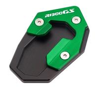 Kickstand Pad Motorcycle Kickstand Plate For B&MW R1300GS Adventure Side Stand Base Extension Pad Support Plate Enlarged Foot Pad Enlarge Plate(GREEN)