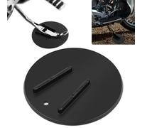 Kickstand Pad Parking Jiffy Stand for Most Motorcycles, PSLER Support Kickstand Plate Motorbike Dirt Bike Accessories Helps Park Your Bike on Hot Pavement Grass Soft Ground