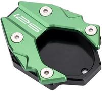 Kickstand Plate Motorcycle Kickstand Plate For Kawasaki For Z125 2018-2024 Side Stand Base Extension Pad Support Plate Enlarged Foot Pad Enlarge Pad(GREEN)