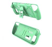 Kickstand Protective Case For Steam Deck Game Console TPU Protector Cover Skin Shell Game Machine Full Protection Sleeve Non-Slip (green)
