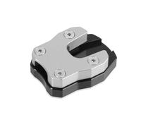 Kickstand Side Stand For Honda PCX 125 150 160 PCX125 PCX150 PCX160 2016-2023 Moto Foot Extension Enlarger Plate Pad Support(Silver)