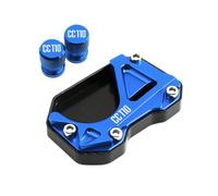 Kickstand Side Stand Pad For Cross Cub CC110 Motorcycle Small Foot Support Side Standing Mat Frame Widening And Enlargement Pad Tire Valve Cap