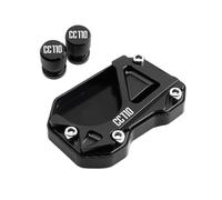 Kickstand Side Stand Pad For Cross Cub CC110 Motorcycle Small Foot Support Side Standing Mat Frame Widening And Enlargement Pad Tire Valve Cap