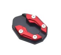 Kickstand Support Plate Universal Aluminum Alloy Motorcycle Bike Kickstand Extender Foot Side Stand Extension Foot Pad Support Plate Motorbike Accessory