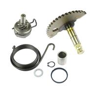 Kickstarter Gear Assembly Replacement Kick Start Set Scooter Moped Kick Start Gear Shaft Spring For 50CC Starter