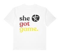 Kickz She Got Game Germany T-shirt White