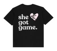 Kickz She Got Game Marie T-shirt Black