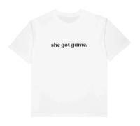 Kickz She Got Game Minga T-shirt White