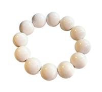 Kicomvi 70s 80s Neon Acrylic Beaded Stretch Bracelets Colorful Elastic Plastic Round Beaded Wrist Bangle for Women Jewelry, elastic, Acrylic, no gemstone