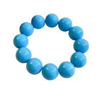 Kicomvi 70s 80s Neon Acrylic Beaded Stretch Bracelets Colorful Elastic Plastic Round Beaded Wrist Bangle for Women Jewelry, elastic, Acrylic, no gemstone