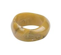 Kicomvi Acrylic Chunky Bangle Bracelets for Women Resin Geometric Cuff Wide Wristband Bracelet Thick Acetate Jewelry, diameter:6.1cm, Resin, no gemstone