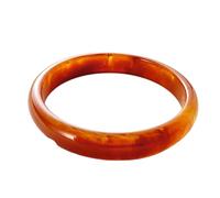 Kicomvi Acrylic Resin Tortoiseshell Acetate Plate Cuff Wristbands Thin Colorful Plastic Round Bangle for Women, diameter:6.5cm, Resin, no gemstone
