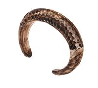 Kicomvi Chunky Acrylic Bracelet for Women Croissant Reisn Irregular Geometry Wrist Bangle Wristband Jewelry, elastic, Resin, no gemstone