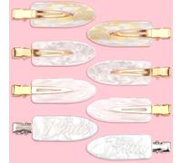 KICOSY 8PCS Bride Clips Bridesmaid Hair Clips Bride to Be Accessories Wedding Bachelorette Party Bridal Shower Favors