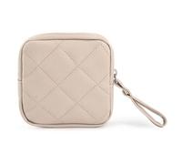KICPUK Sanitary Napkin Storage Bags, Portable Makeup Bag, Portable Feminine Product Pouch, Reusable Menstrual Pads Storage Organizers Pouch, Beige, Modern
