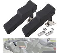 KICRY 2PCS Front Storage Rack Rubber Flexible Draw Compatible with Sportsman 450 570 1000 ETX OEM 7081927 Soft Thermoplastic Elastomer Small Over Center Boat Latch Door Handle (Black,2pcs)