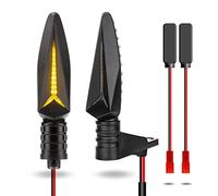 KICRY LED Turn Signals Motorcycle Rear Flowing Blinkers Compatible with BMW F650GS F700GS F750GS F800GT F800R F800ST F850GS F800GS K1200R R1200GS R1250GS Adventure K1300R(Rear-A)